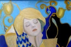 Lady with Tamborine