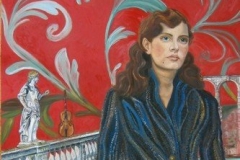 Lady in red